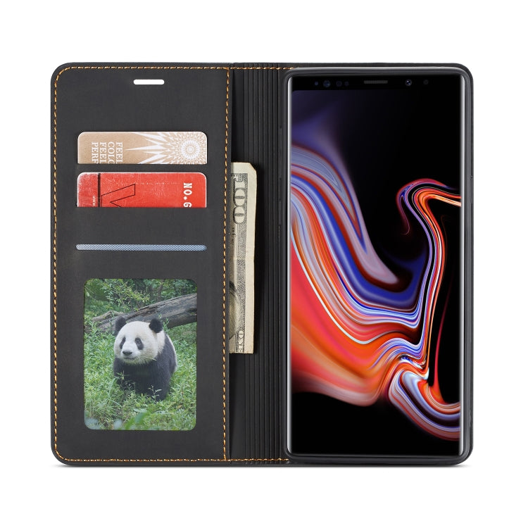 Forwenw Dream Series Oil Edge Strong Magnetism Horizontal Flip Leather Case with Holder & Card Slots & Wallet & Photo Frame, For Galaxy Note9, For Galaxy Note10, For Galaxy Note10+, For Galaxy S8, For Galaxy S8+, For Galaxy S9