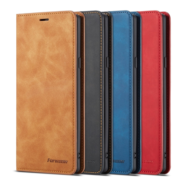 Forwenw Dream Series Oil Edge Strong Magnetism Horizontal Flip Leather Case with Holder & Card Slots & Wallet & Photo Frame, For Galaxy Note9, For Galaxy Note10, For Galaxy Note10+, For Galaxy S8, For Galaxy S8+, For Galaxy S9