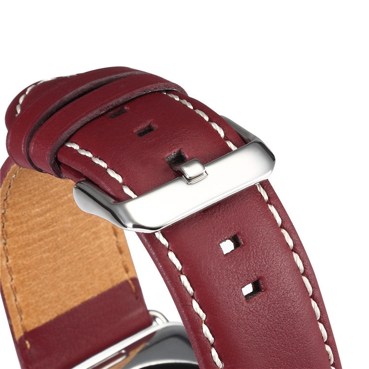 Umweltschutz-Echtlederarmband für Apple Watch Series, für Apple Watch Series 5
