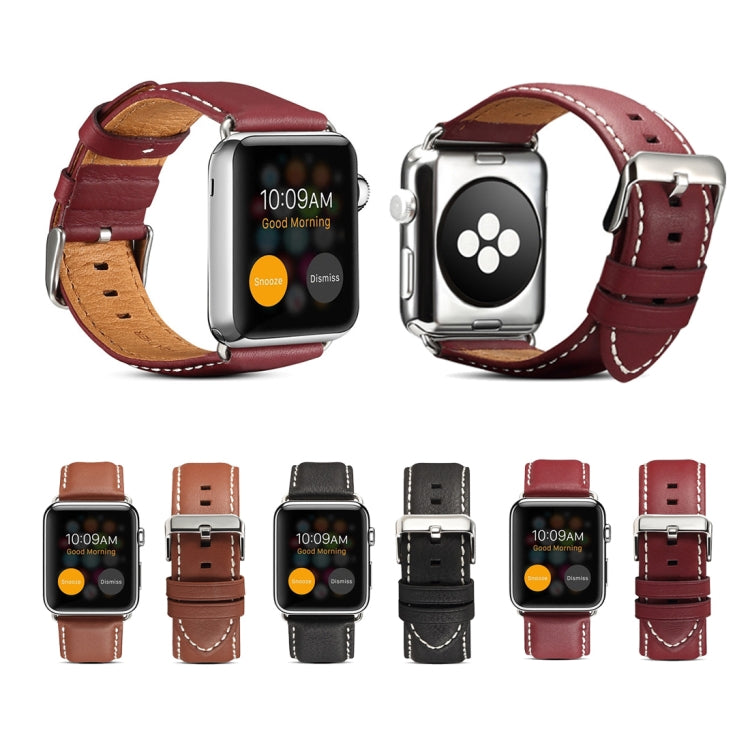 Umweltschutz-Echtlederarmband für Apple Watch Series, für Apple Watch Series 5