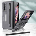 GKK Ultradünne PC-Handyhülle zum Aufklappen mit Halterung & Stiftfach, für Samsung Galaxy Z Fold3 5G