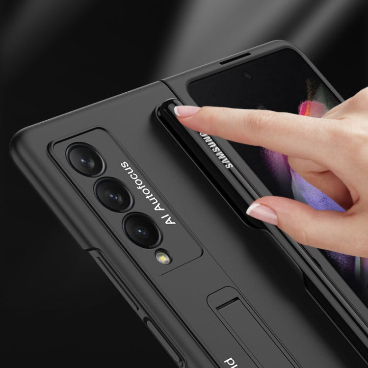 GKK Ultradünne PC-Handyhülle zum Aufklappen mit Halterung & Stiftfach, für Samsung Galaxy Z Fold3 5G