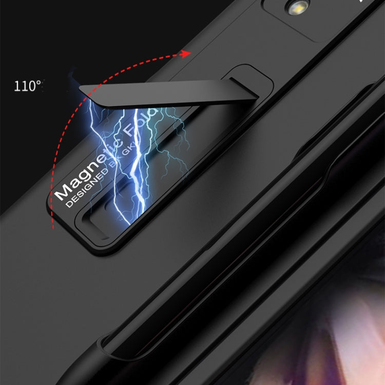 GKK Ultradünne PC-Handyhülle zum Aufklappen mit Halterung & Stiftfach, für Samsung Galaxy Z Fold3 5G