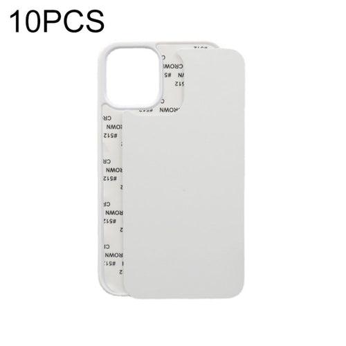 10 PCS 2D Blank Sublimation Phone Case, For iPhone 13 mini, For iPhone 13, For iPhone 13 Pro, For iPhone 13 Pro Max, For iPhone 12 mini, For iPhone 12 / 12 Pro, For iPhone 12 Pro Max, For iPhone 11, For iPhone 11 Pro