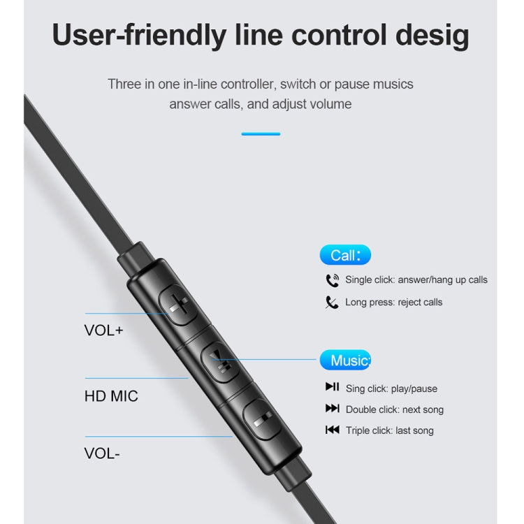awei L1 Stereo In-Ear Wired Earphones with In-Line Controls