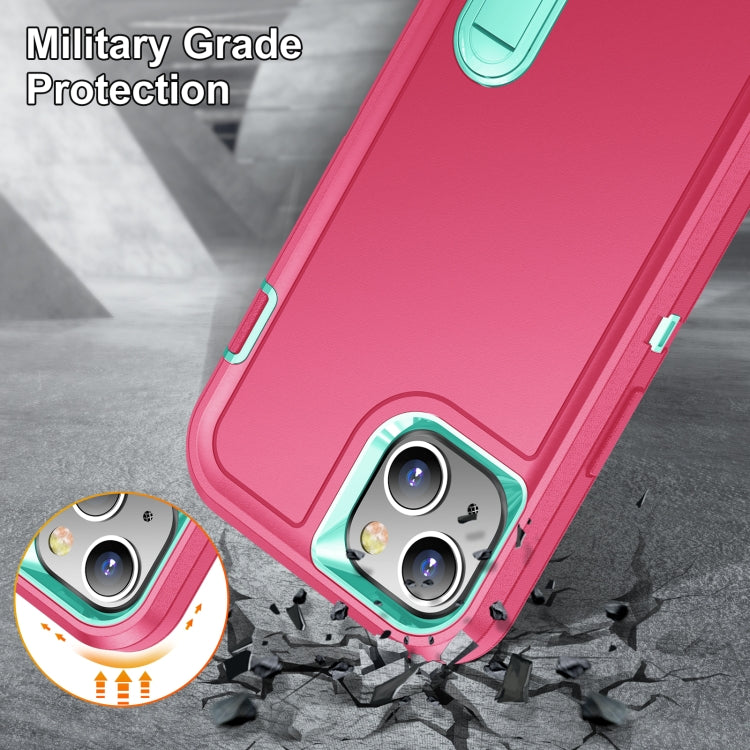 3 in 1 Rugged Holder Phone Case, For iPhone 13, For iPhone 13 Pro