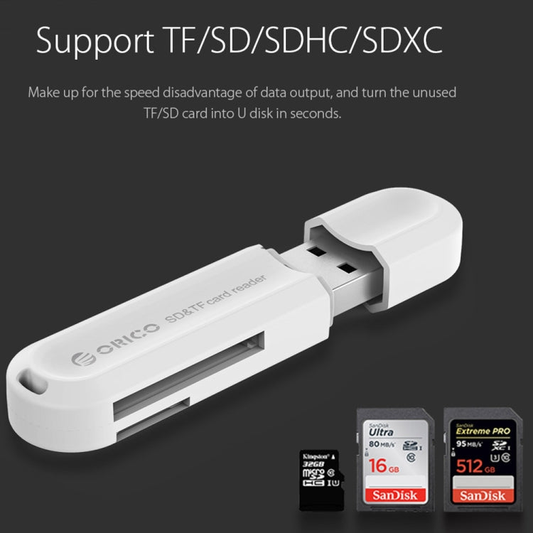 ORICO CRS21 USB 3.0 TF-/SD-Kartenleser (Schwarz)