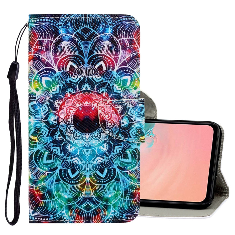 3D Colored Drawing Horizontal Flip PU Leather Case with Holder & Card Slots & Wallet, For Galaxy A71