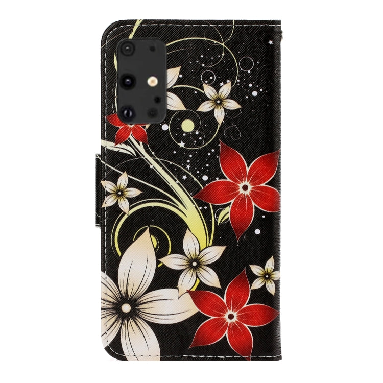 3D Colored Drawing Horizontal Flip PU Leather Case with Holder & Card Slots & Wallet, For Galaxy S20+