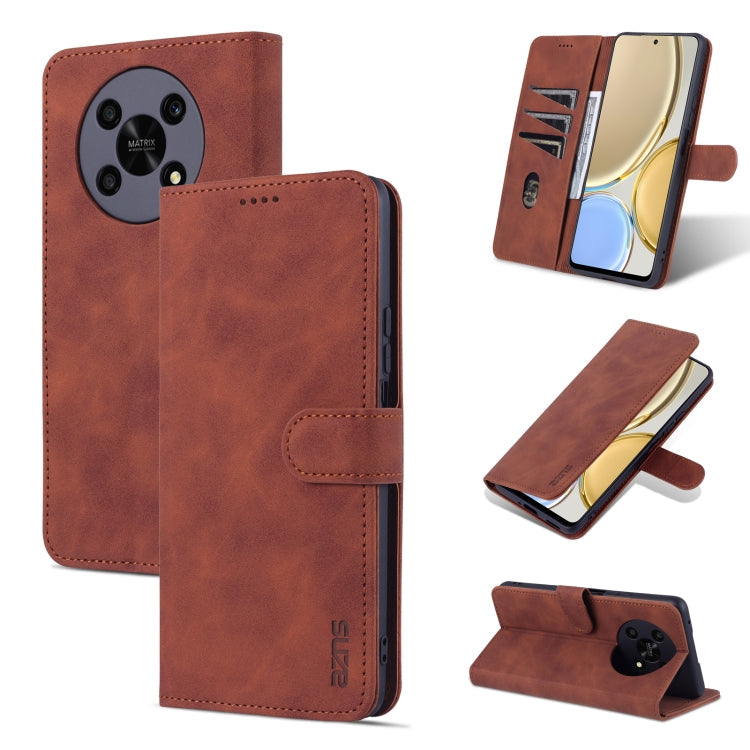 AZNS Skin Feel Calf Texture Horizontal Flip Leather Phone Case, For Huawei Enjoy 20e, For Honor 60, For Honor 60 Pro, For Honor X30