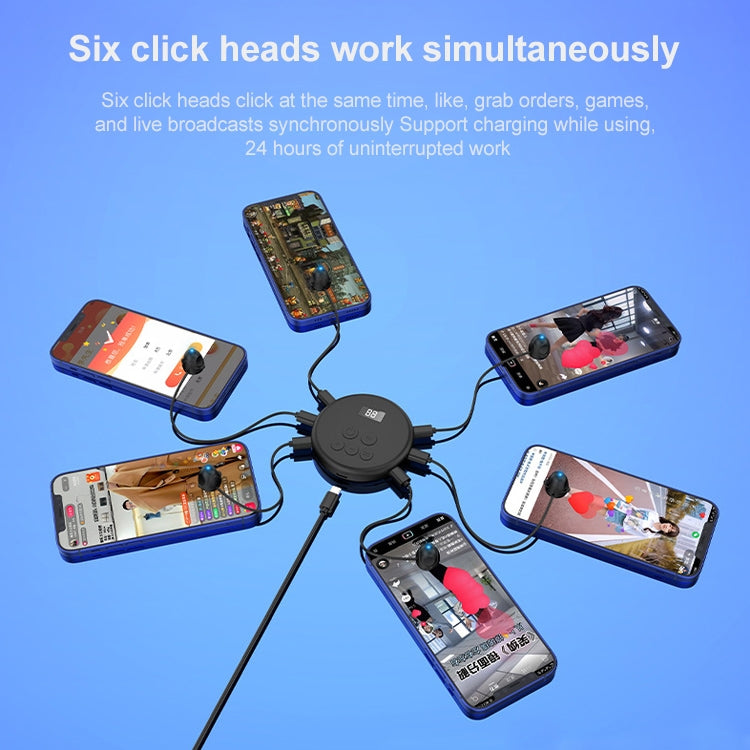 G30 Universal Digital Display Like Device Mobile Phone Automatic Screen Clicker, One Machine with Six Head, G30 One Machine with Five Head, G30 One Machine with One Head, G30 One Machine with Two Head, G30 G30 One Machine with Three Head               ...