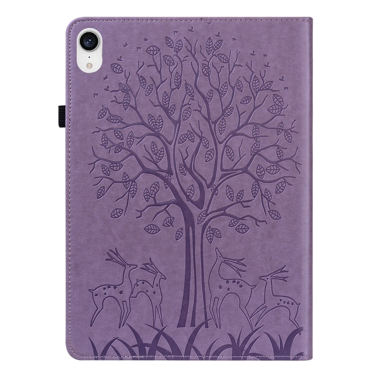 Tree & Deer Pattern Pressed Printing Leather Tablet Case, For iPad mini 6 2021 / mini 2024, For Samsung Galaxy Tab A8 10.5 2021 SM-X200 / SM-X205