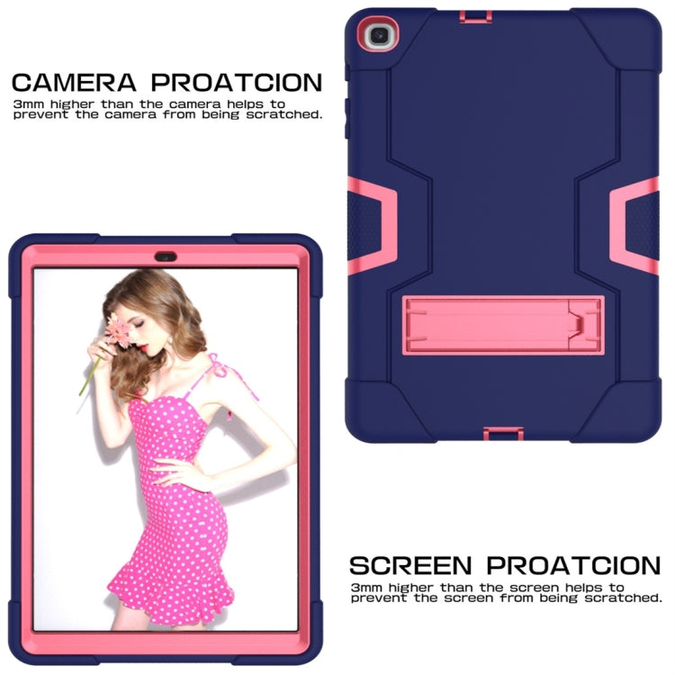 Contrast Color Silicone + PC Combination Case with Holder, For Galaxy Tab A 10.1 (2019) T510, For iPad 10.2