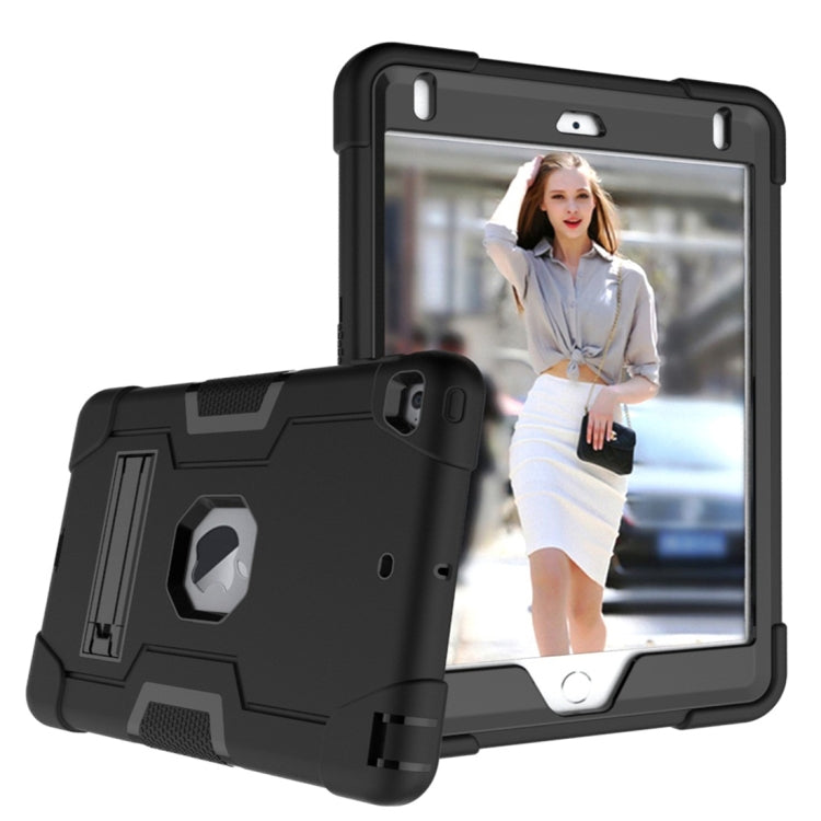 Contrast Color Silicone + PC Combination Case with Holder, For iPad 10.5, For iPad Mini 5 / 4