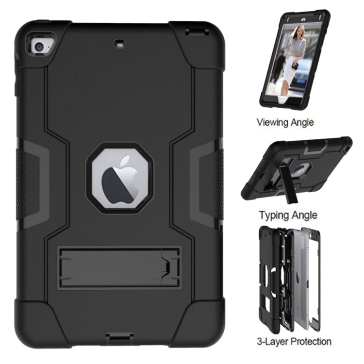 Contrast Color Silicone + PC Combination Case with Holder, For iPad 10.5, For iPad Mini 5 / 4