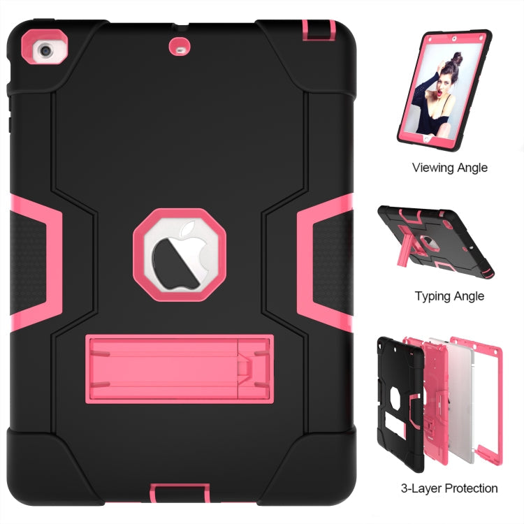 Contrast Color Silicone + PC Combination Case with Holder, For iPad Pro 11, For iPad 5