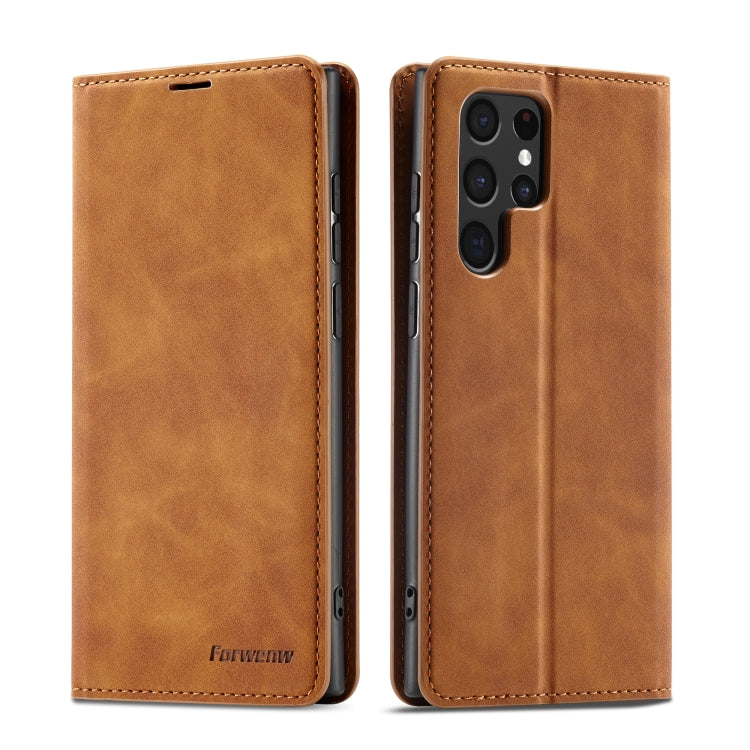 Forwenw Dream Series Oil Edge Strong Magnetism Leather Phone Case, For Samsung Galaxy S22 5G, For Samsung Galaxy S22+ 5G, For Samsung Galaxy S21 FE 5G, For Samsung Galaxy S22 Ultra 5G, For Samsung Galaxy Z Flip3 5G, For Samsung Galaxy Z Fold3 5G