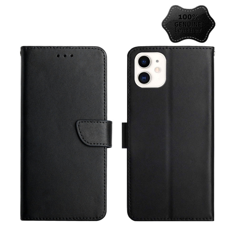 Genuine Leather Fingerprint-proof Horizontal Flip Phone Case, For iPhone 7, For iPhone 7 Plus, For iPhone 11, For iPhone 11 Pro, For iPhone 11 Pro Max, For iPhone 12 mini, For iPhone 12 Pro, For iPhone 12 Pro Max, For iPhone 13, For iPhone 13 mini     ...
