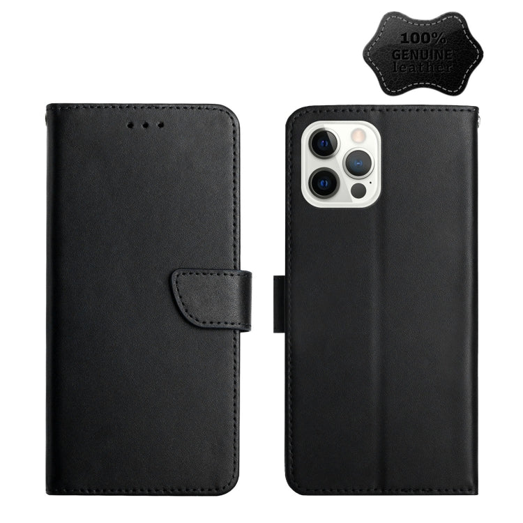 Genuine Leather Fingerprint-proof Horizontal Flip Phone Case, For iPhone 7, For iPhone 7 Plus, For iPhone 11, For iPhone 11 Pro, For iPhone 11 Pro Max, For iPhone 12 mini, For iPhone 12 Pro, For iPhone 12 Pro Max, For iPhone 13, For iPhone 13 mini     ...