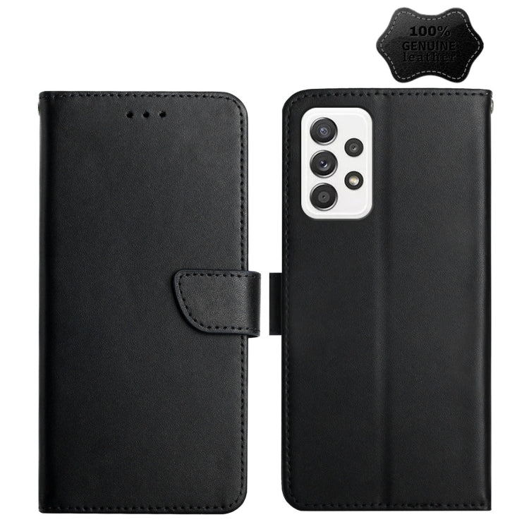 Genuine Leather Fingerprint-proof Horizontal Flip Phone Case, For Samsung Galaxy A03 164mm, For Samsung Galaxy A03 166mm, For Samsung Galaxy A03 Core, For Samsung Galaxy A13, For Samsung Galaxy A73 5G, For Samsung Galaxy A23, For Samsung Galaxy A33 5G ...