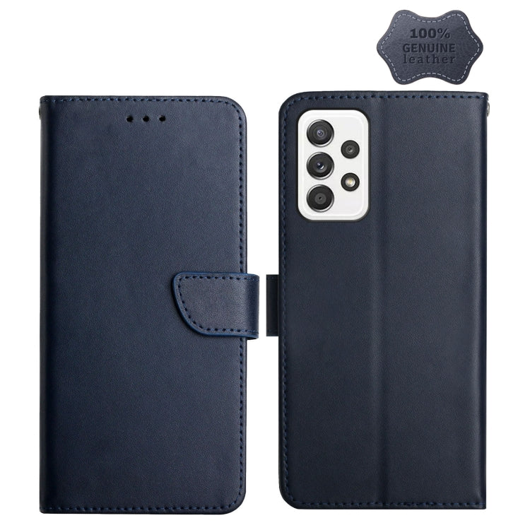 Genuine Leather Fingerprint-proof Horizontal Flip Phone Case, For Samsung Galaxy A03 164mm, For Samsung Galaxy A03 166mm, For Samsung Galaxy A03 Core, For Samsung Galaxy A13, For Samsung Galaxy A73 5G, For Samsung Galaxy A23, For Samsung Galaxy A33 5G ...