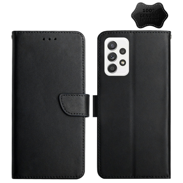 Genuine Leather Fingerprint-proof Horizontal Flip Phone Case, For Samsung Galaxy A03 164mm, For Samsung Galaxy A03 166mm, For Samsung Galaxy A03 Core, For Samsung Galaxy A13, For Samsung Galaxy A73 5G, For Samsung Galaxy A23, For Samsung Galaxy A33 5G ...