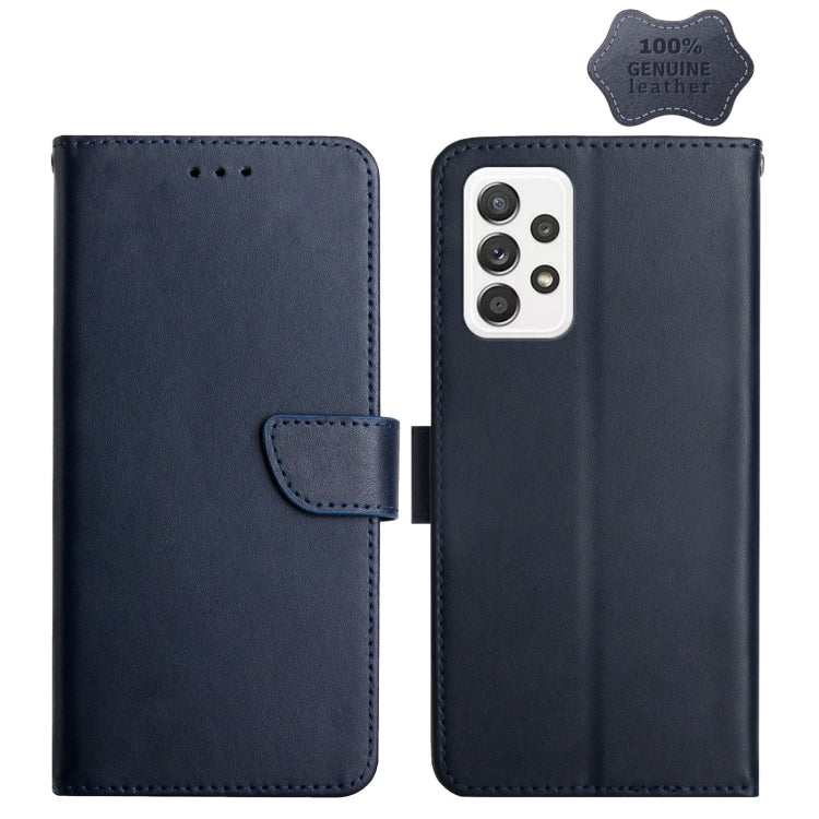 Genuine Leather Fingerprint-proof Horizontal Flip Phone Case, For Samsung Galaxy A03 164mm, For Samsung Galaxy A03 166mm, For Samsung Galaxy A03 Core, For Samsung Galaxy A13, For Samsung Galaxy A73 5G, For Samsung Galaxy A23, For Samsung Galaxy A33 5G ...