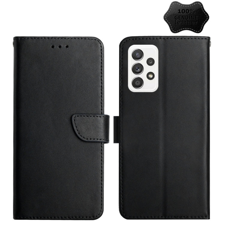 Genuine Leather Fingerprint-proof Horizontal Flip Phone Case, For Samsung Galaxy A03 164mm, For Samsung Galaxy A03 166mm, For Samsung Galaxy A03 Core, For Samsung Galaxy A13, For Samsung Galaxy A73 5G, For Samsung Galaxy A23, For Samsung Galaxy A33 5G ...