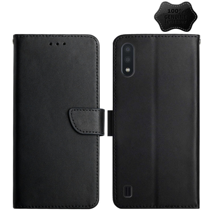 Genuine Leather Fingerprint-proof Horizontal Flip Phone Case, For Samsung Galaxy A03 164mm, For Samsung Galaxy A03 166mm, For Samsung Galaxy A03 Core, For Samsung Galaxy A13, For Samsung Galaxy A73 5G, For Samsung Galaxy A23, For Samsung Galaxy A33 5G ...