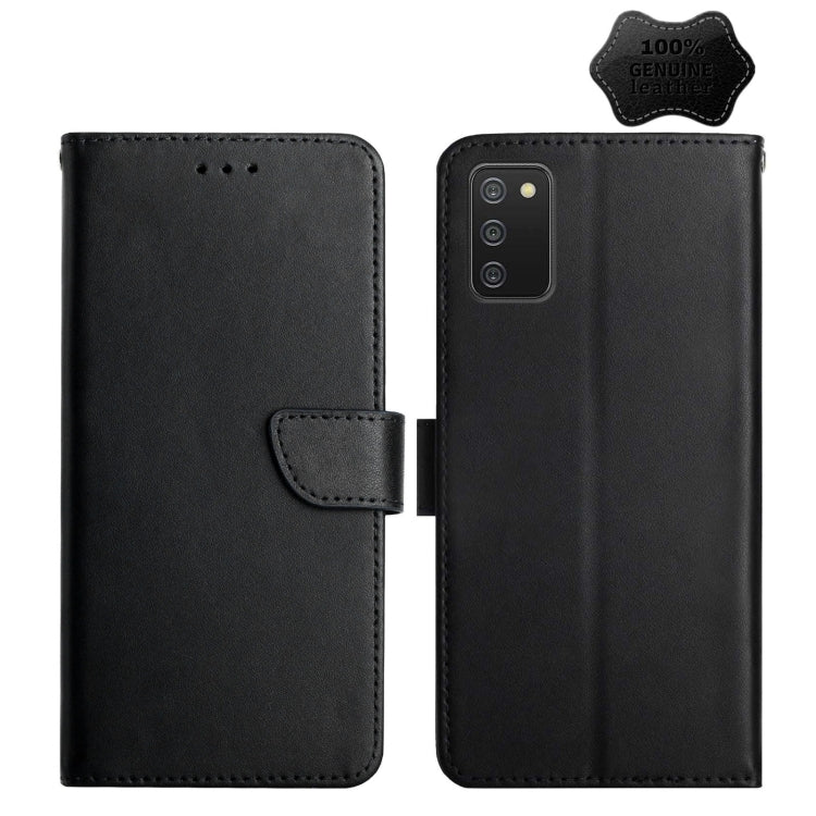 Genuine Leather Fingerprint-proof Horizontal Flip Phone Case, For Samsung Galaxy A03 164mm, For Samsung Galaxy A03 166mm, For Samsung Galaxy A03 Core, For Samsung Galaxy A13, For Samsung Galaxy A73 5G, For Samsung Galaxy A23, For Samsung Galaxy A33 5G ...