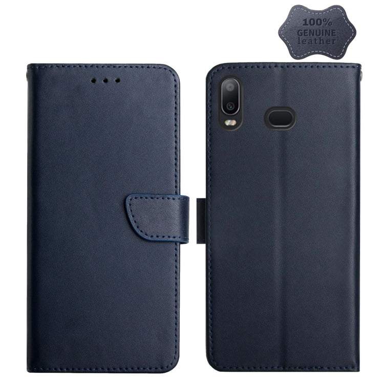 Genuine Leather Fingerprint-proof Horizontal Flip Phone Case, For Samsung Galaxy A10s, For Samsung Galaxy A12, For Samsung Galaxy A13 5G, For Samsung Galaxy A20 / A30, For Samsung Galaxy A20e, For Samsung Galaxy A20s, For Samsung Galaxy A21            ...