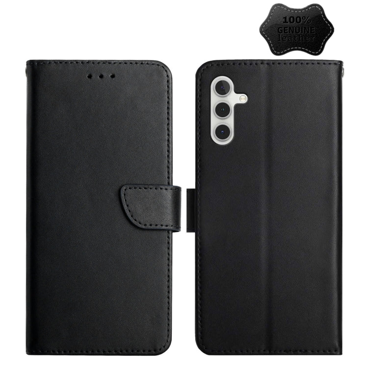 Genuine Leather Fingerprint-proof Horizontal Flip Phone Case, For Samsung Galaxy A10s, For Samsung Galaxy A12, For Samsung Galaxy A13 5G, For Samsung Galaxy A20 / A30, For Samsung Galaxy A20e, For Samsung Galaxy A20s, For Samsung Galaxy A21            ...