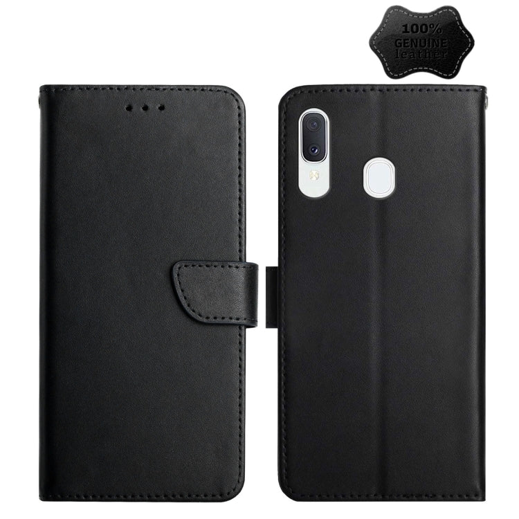 Genuine Leather Fingerprint-proof Horizontal Flip Phone Case, For Samsung Galaxy A10s, For Samsung Galaxy A12, For Samsung Galaxy A13 5G, For Samsung Galaxy A20 / A30, For Samsung Galaxy A20e, For Samsung Galaxy A20s, For Samsung Galaxy A21            ...