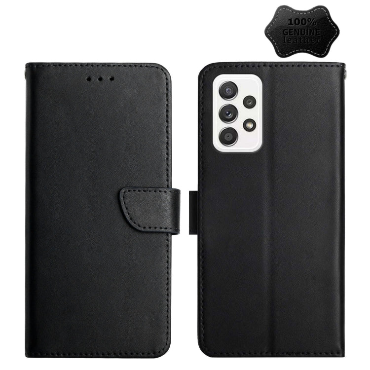 Genuine Leather Fingerprint-proof Horizontal Flip Phone Case, For Samsung Galaxy A10s, For Samsung Galaxy A12, For Samsung Galaxy A13 5G, For Samsung Galaxy A20 / A30, For Samsung Galaxy A20e, For Samsung Galaxy A20s, For Samsung Galaxy A21            ...
