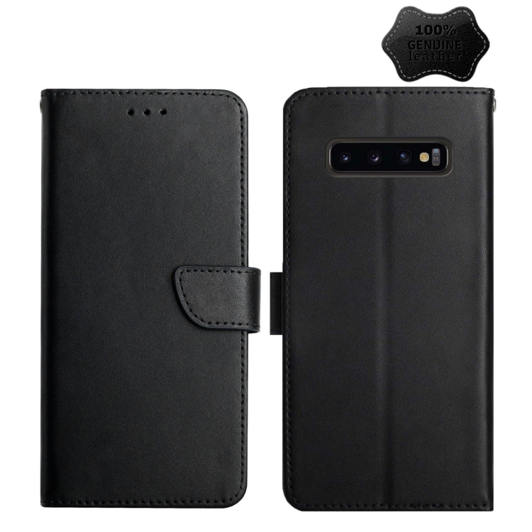 Genuine Leather Fingerprint-proof Horizontal Flip Phone Case, For Samsung Galaxy Note20 Ultra, For Samsung Galaxy S10, For Samsung Galaxy S10e, For Samsung Galaxy S10+, For Samsung Galaxy S20, For Samsung Galaxy S20 FE, For Samsung Galaxy S20+         ...