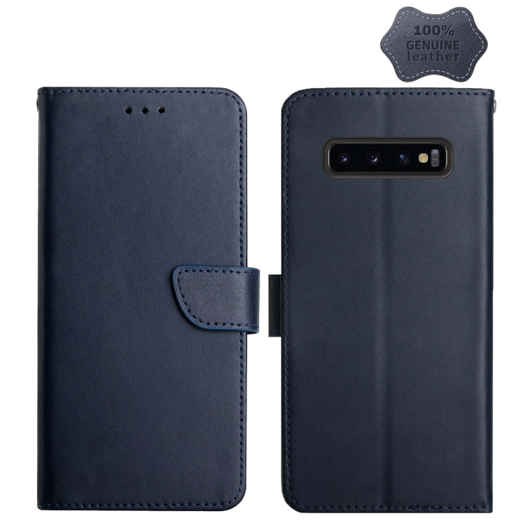 Genuine Leather Fingerprint-proof Horizontal Flip Phone Case, For Samsung Galaxy Note20 Ultra, For Samsung Galaxy S10, For Samsung Galaxy S10e, For Samsung Galaxy S10+, For Samsung Galaxy S20, For Samsung Galaxy S20 FE, For Samsung Galaxy S20+         ...