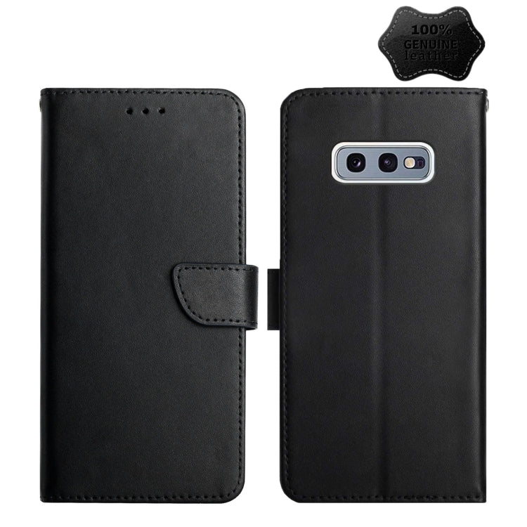 Genuine Leather Fingerprint-proof Horizontal Flip Phone Case, For Samsung Galaxy Note20 Ultra, For Samsung Galaxy S10, For Samsung Galaxy S10e, For Samsung Galaxy S10+, For Samsung Galaxy S20, For Samsung Galaxy S20 FE, For Samsung Galaxy S20+         ...