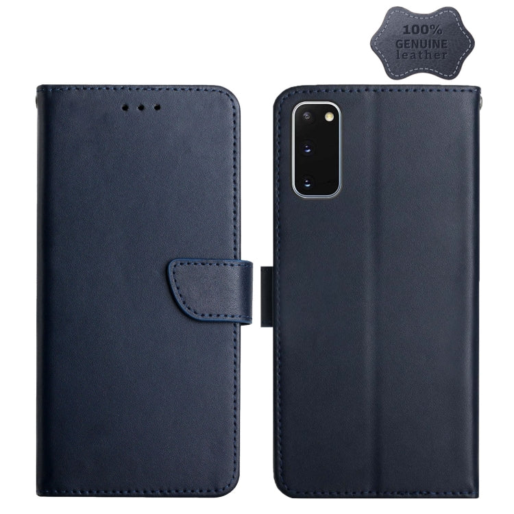 Genuine Leather Fingerprint-proof Horizontal Flip Phone Case, For Samsung Galaxy Note20 Ultra, For Samsung Galaxy S10, For Samsung Galaxy S10e, For Samsung Galaxy S10+, For Samsung Galaxy S20, For Samsung Galaxy S20 FE, For Samsung Galaxy S20+         ...