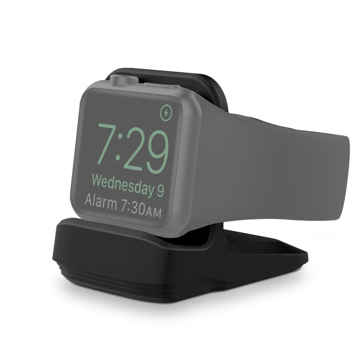 Silikon-Ladestation für Apple Watch (Schwarz)
