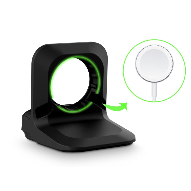 Silikon-Ladestation für Apple Watch (Schwarz)