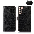 Crocodile Top Layer Cowhide Leather Phone Case, For Xiaomi 12 Pro, For Samsung Galaxy S22+ 5G, For Samsung Galaxy S22 Ultra 5G, For Samsung Galaxy S22 5G