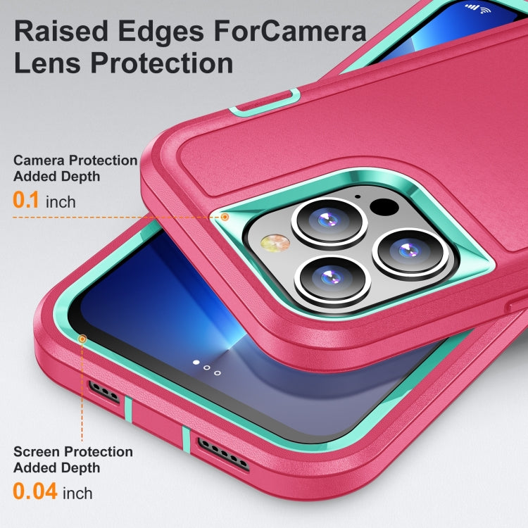 3 in 1 Rugged Holder Phone Case, For iPhone 14 Pro, For iPhone 14 Pro Max