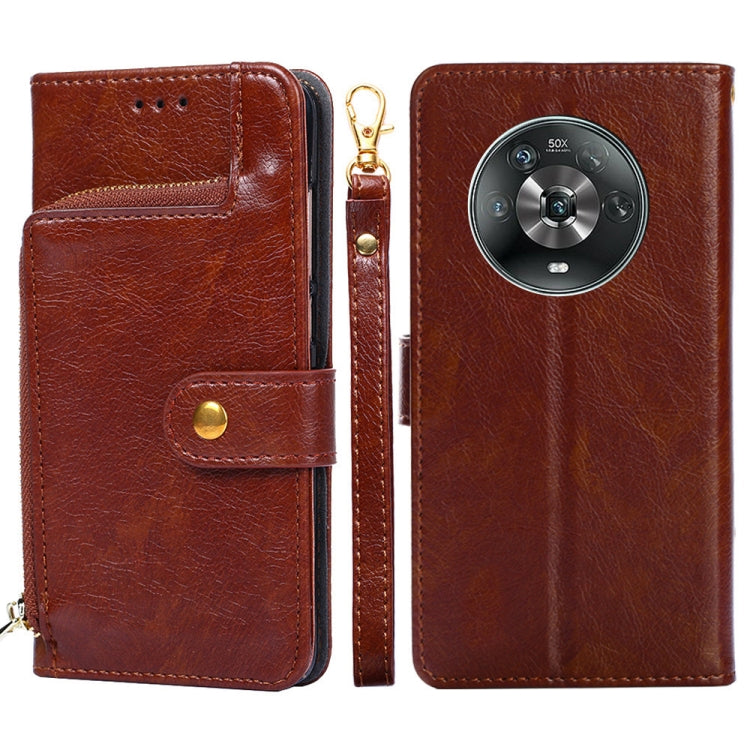 Zipper Bag Leather Phone Case, For Nokia G21/G11, For Honor 60 SE, For Honor Magic4, For Honor Magic4 Pro, For Honor X30, For Honor X30i