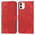 Mandala Embossed Flip Leather Phone Case, For iPhone 12 mini, For iPhone 12 / 12 Pro, For iPhone 12 Pro Max, For iPhone 11