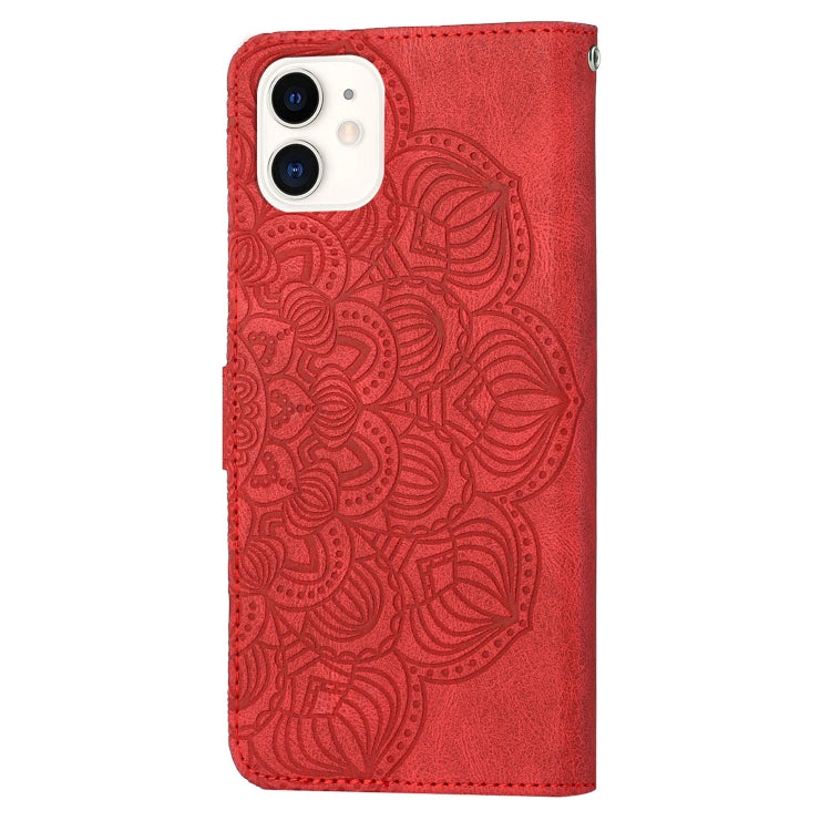 Mandala Embossed Flip Leather Phone Case, For iPhone 12 mini, For iPhone 12 / 12 Pro, For iPhone 12 Pro Max, For iPhone 11