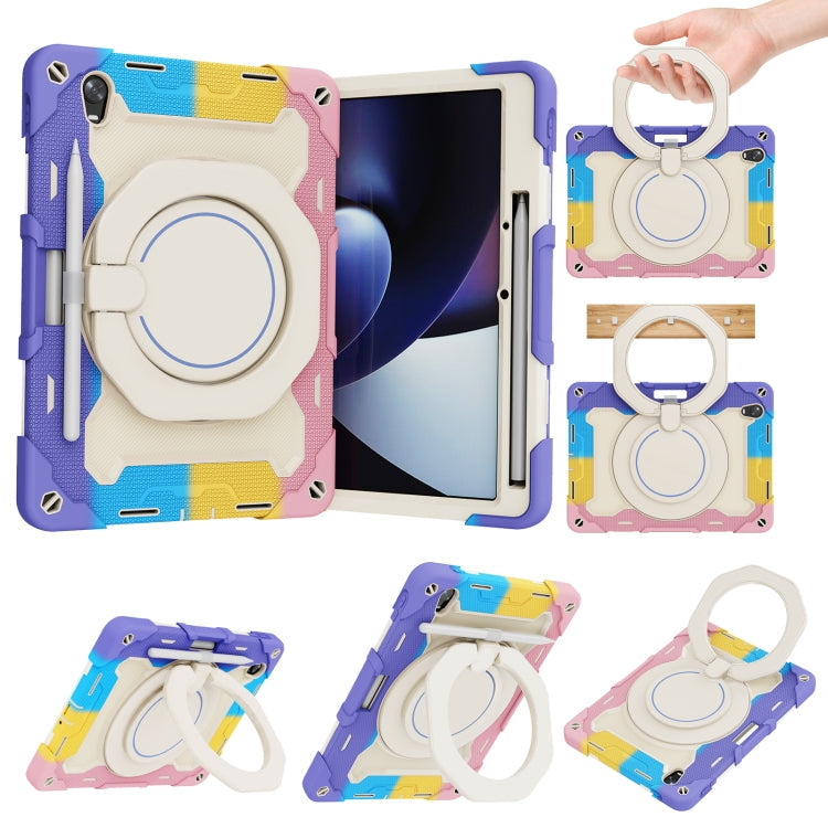 Armor Contrast Color Silicone + PC Tablet Case, For OPPO Pad, For Huawei MatePad 10.4, For Huawei Matepad Pro 10.8, For Honor Tablet V7 Pro