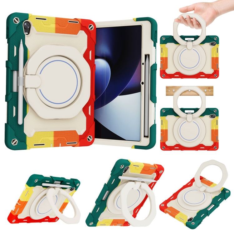 Armor Contrast Color Silicone + PC Tablet Case, For OPPO Pad, For Huawei MatePad 10.4, For Huawei Matepad Pro 10.8, For Honor Tablet V7 Pro