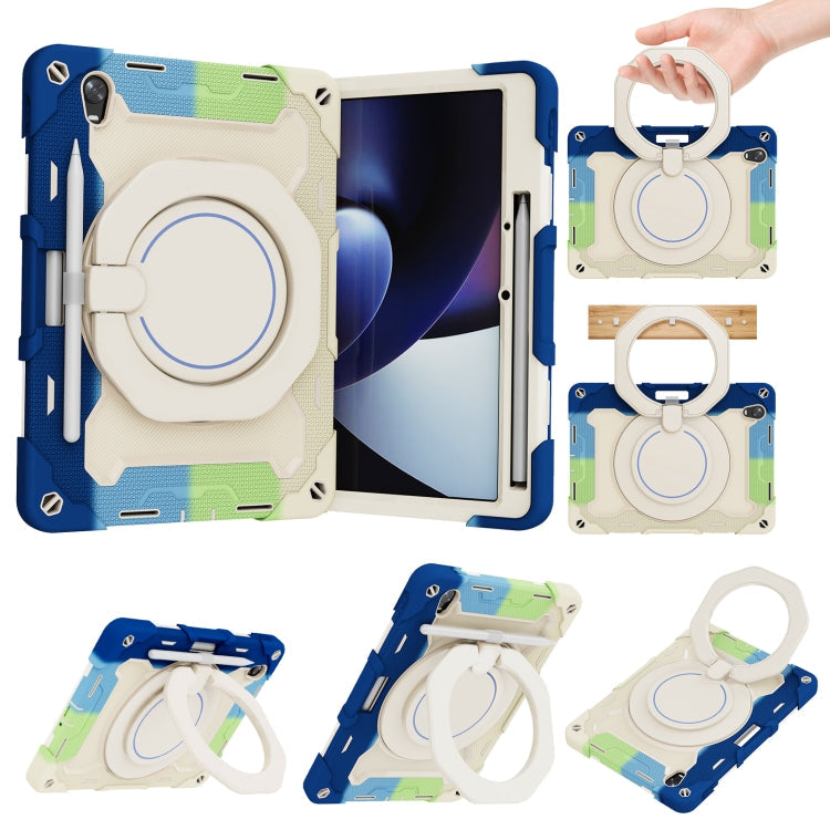 Armor Contrast Color Silicone + PC Tablet Case, For OPPO Pad, For Huawei MatePad 10.4, For Huawei Matepad Pro 10.8, For Honor Tablet V7 Pro