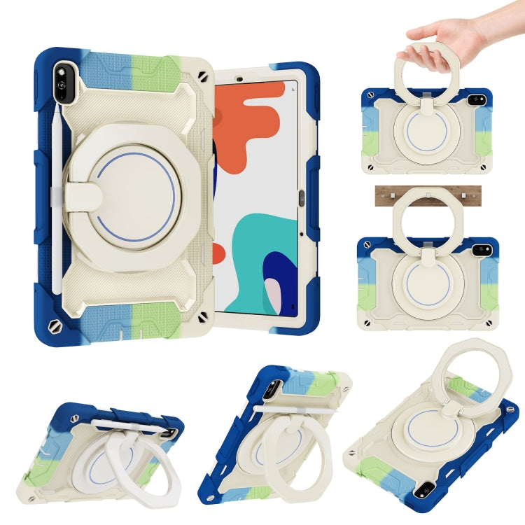 Armor Contrast Color Silicone + PC Tablet Case, For Samsung Galaxy Tab S8 Ultra, For Honor V6/Tablet V7