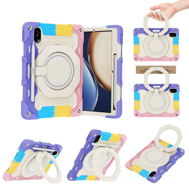 Armor Contrast Color Silicone + PC Tablet Case, For OPPO Pad, For Huawei MatePad 10.4, For Huawei Matepad Pro 10.8, For Honor Tablet V7 Pro